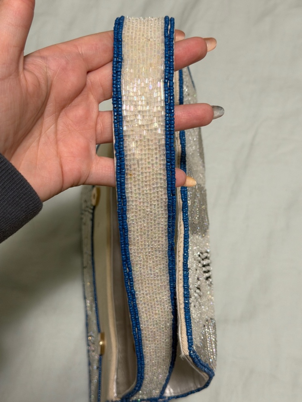 Beaded Bag - Shell Pattern - Picture 3 of 3
